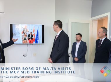 Minister Borg of Malta Visits the Training Institute
